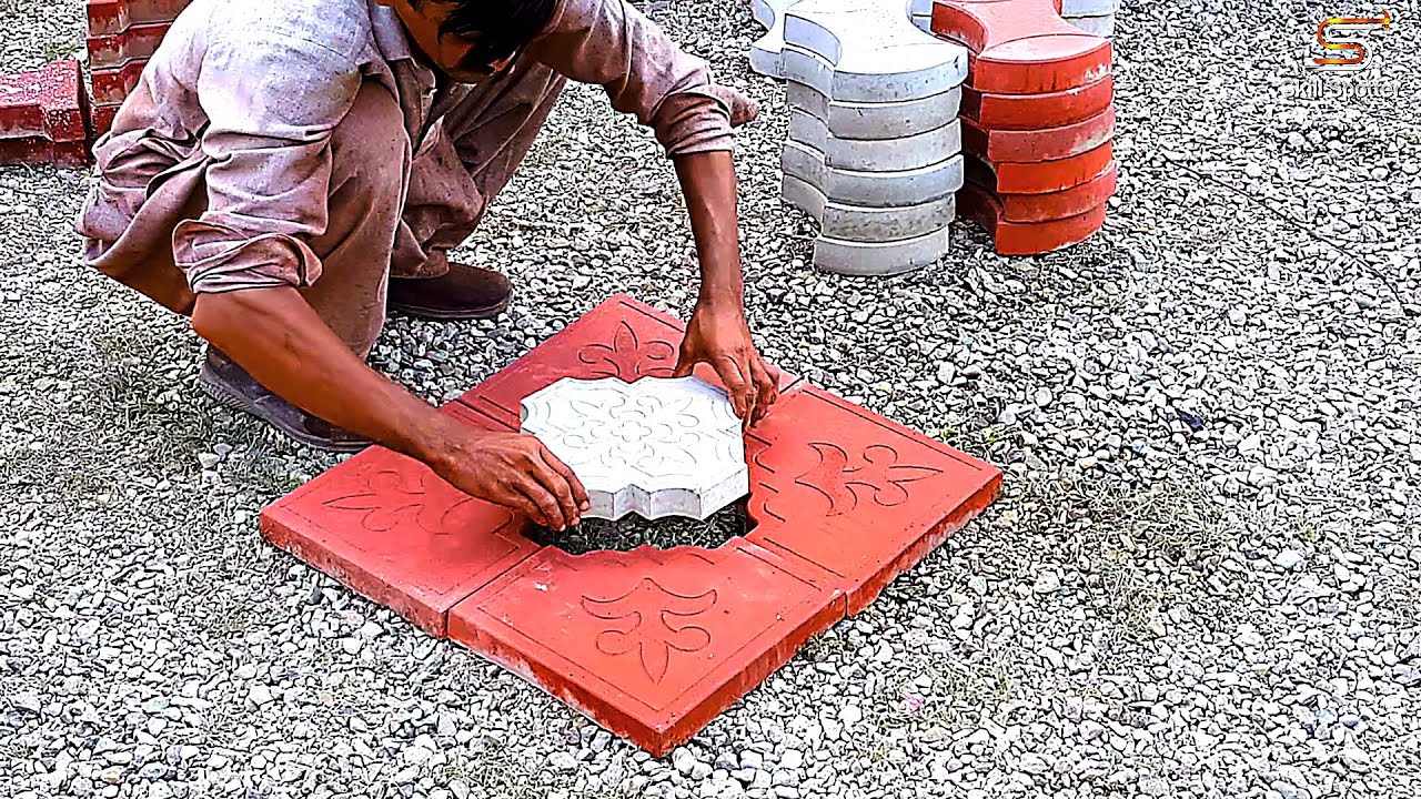 Concrete Paver Blocks Making, Tuff Tiles, Pavement Blocks, How Floor Blocks are Made
