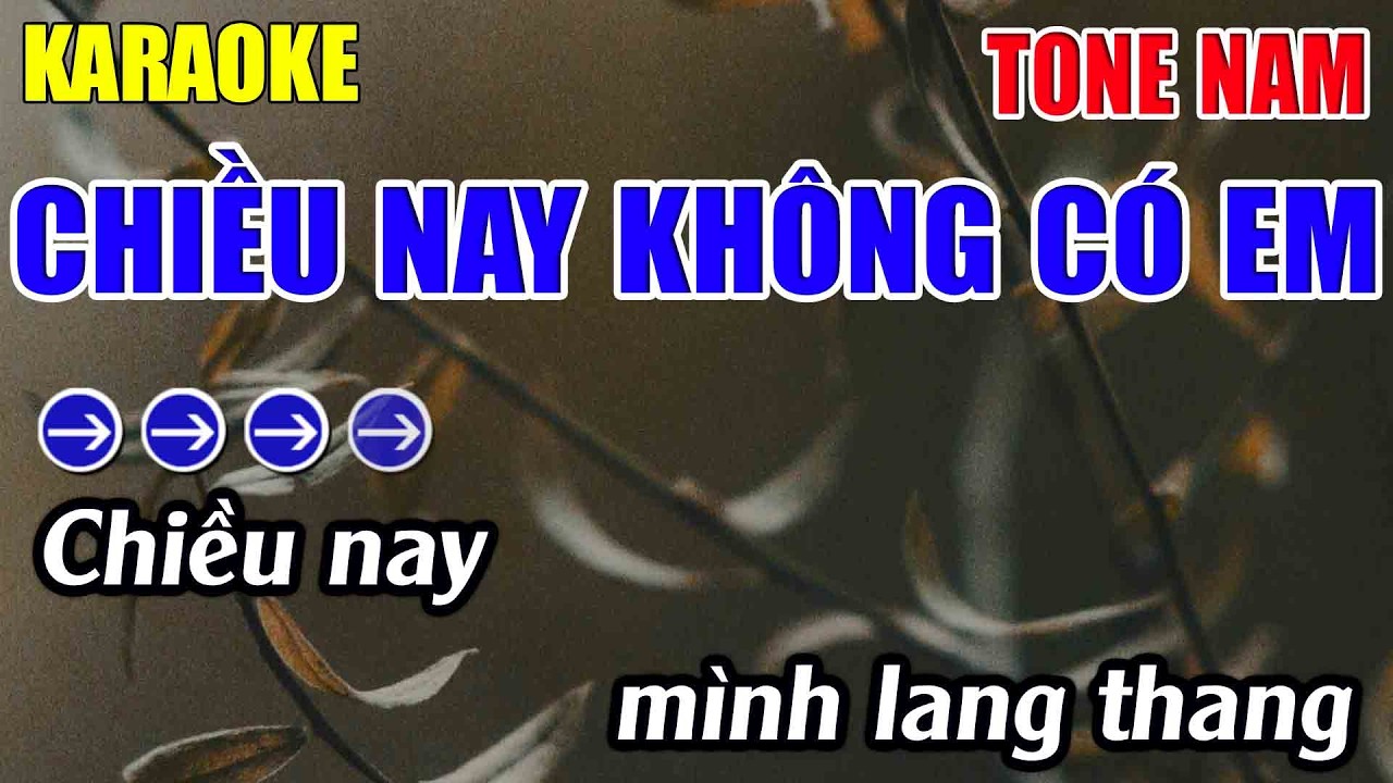 Chiều Nay Không Có Em Karaoke Tone Nam Karaoke Lâm Nhạc Sống 2026 - Beat Mới