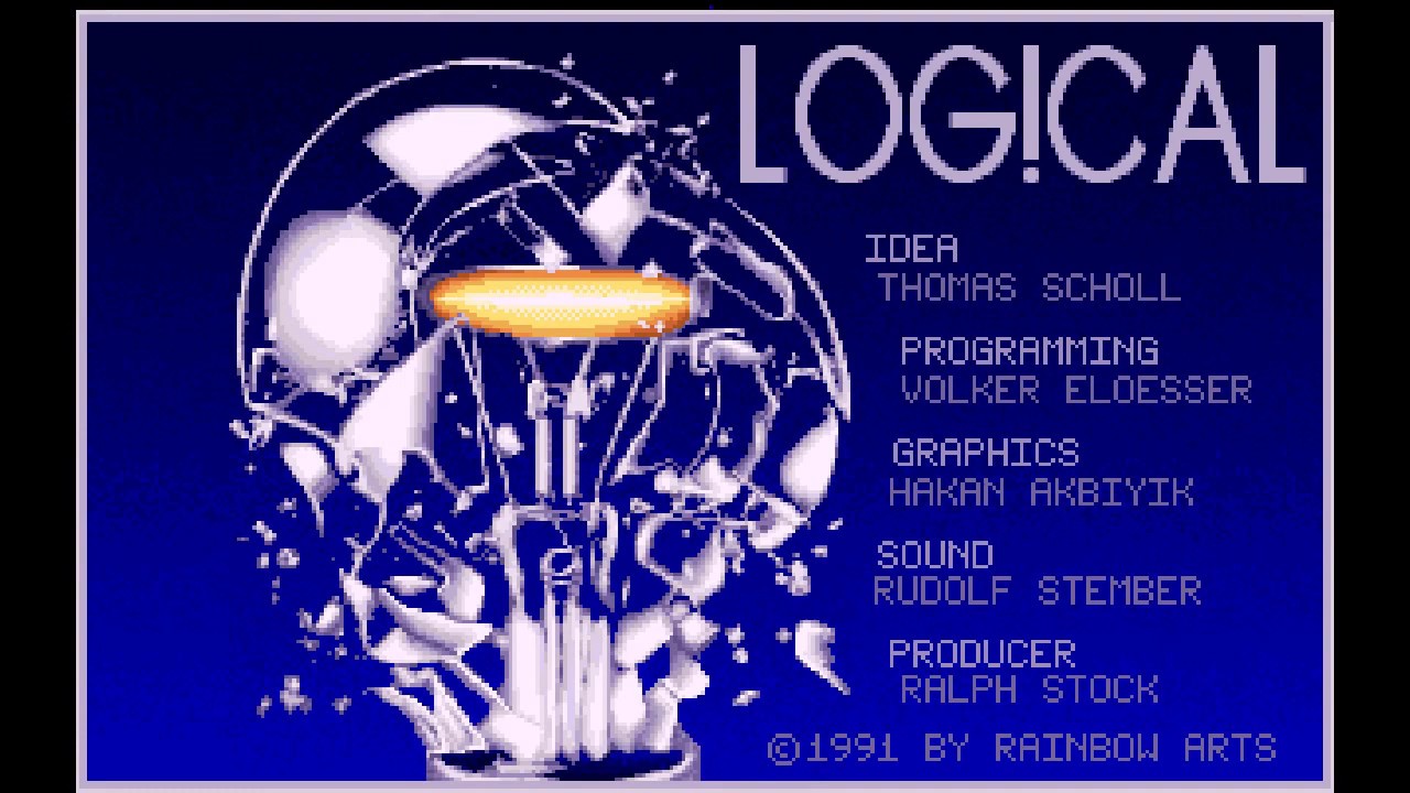 [AMIGA WINUAE] Rainbow Arts LOGICAL Levels 1-15 Longplay Playthrough