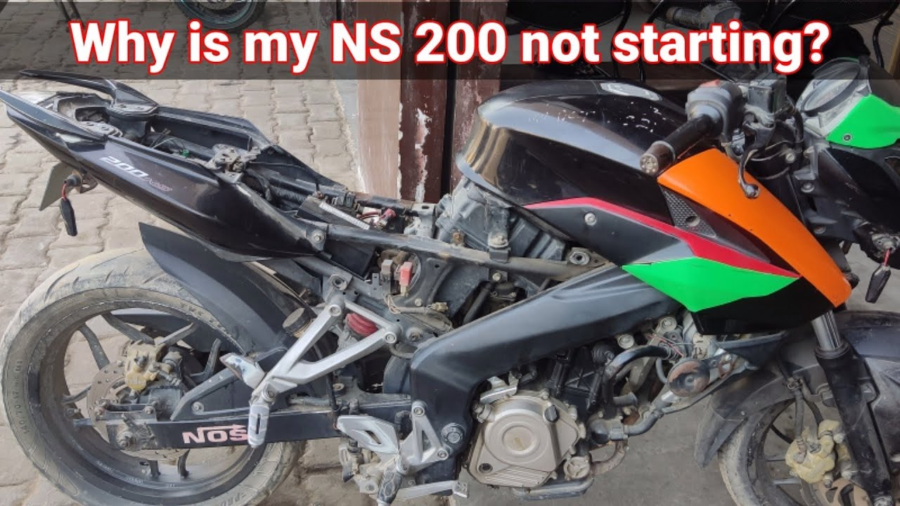 Why is my NS 200 not starting?/How do you fix a bike that won't start?/Problem fix100℅