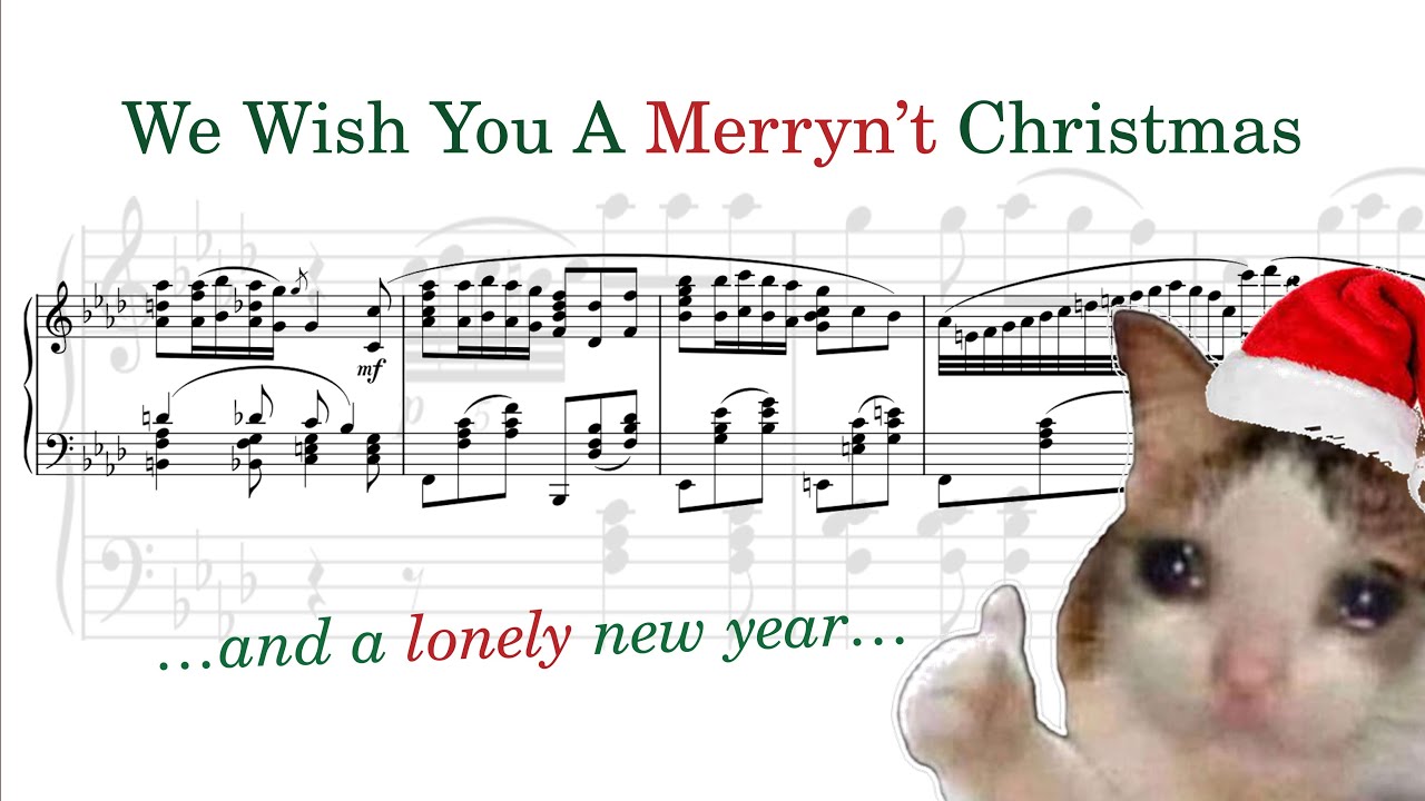 We Wish You a Merry Christmas but i'm sad | Adagio and Fugue for Piano and Orchestra