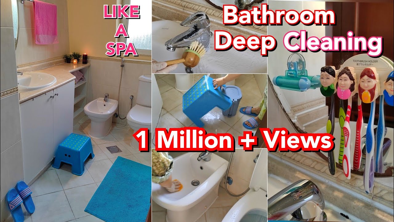 10 Smart Bathroom Cleaning Tips To Turn your Space Into a SPA /NRI Mom Daily Routine/Dubai Vlogs