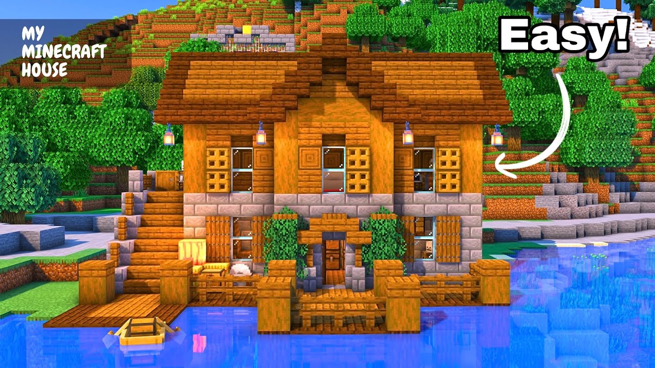 Minecraft: How to Build a Starter House | Tutorial🏠
