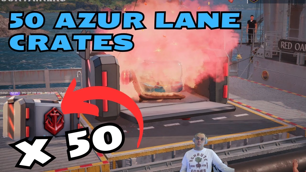 Opening 50 Azur Lane Wave 7 Containers - World of Warships Legends