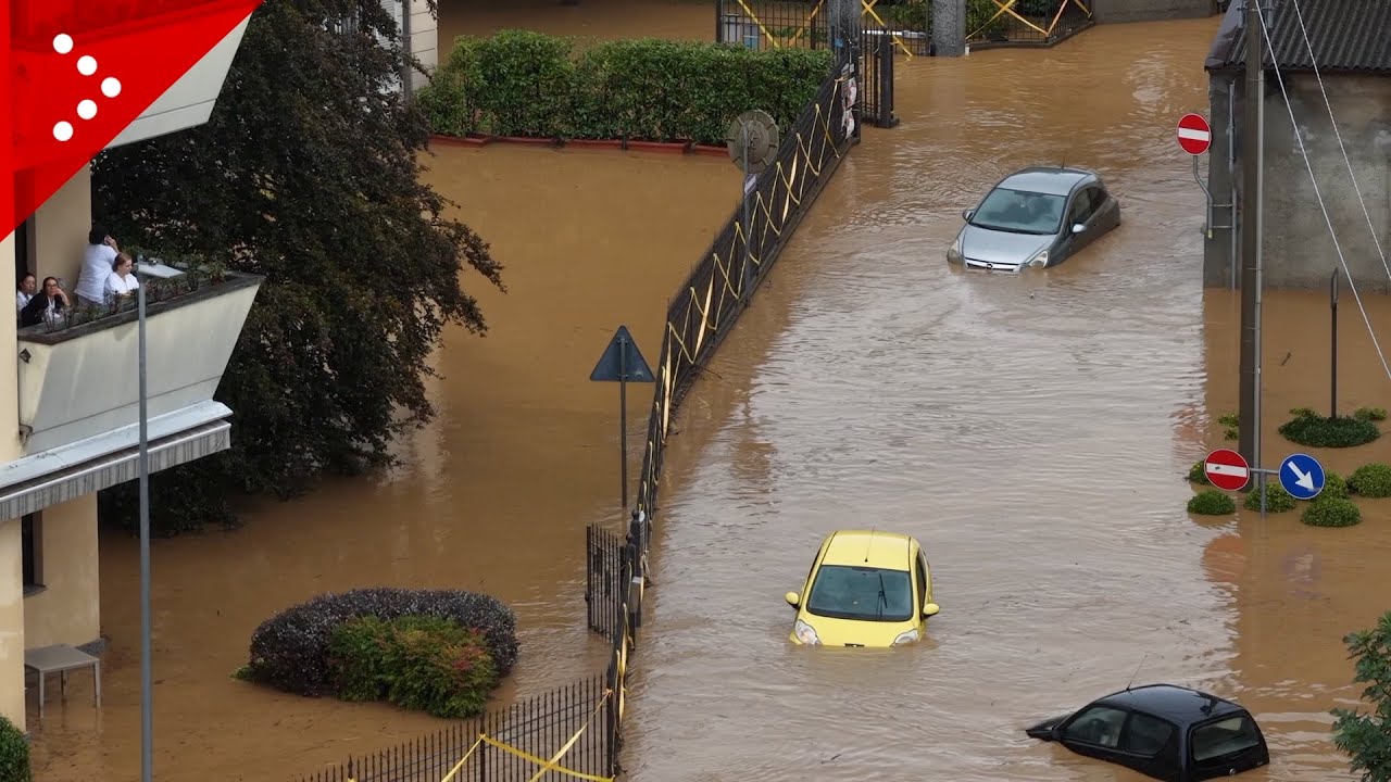 Alluvione a Meda, centro cittadino invaso dall'acqua. Residenti: 