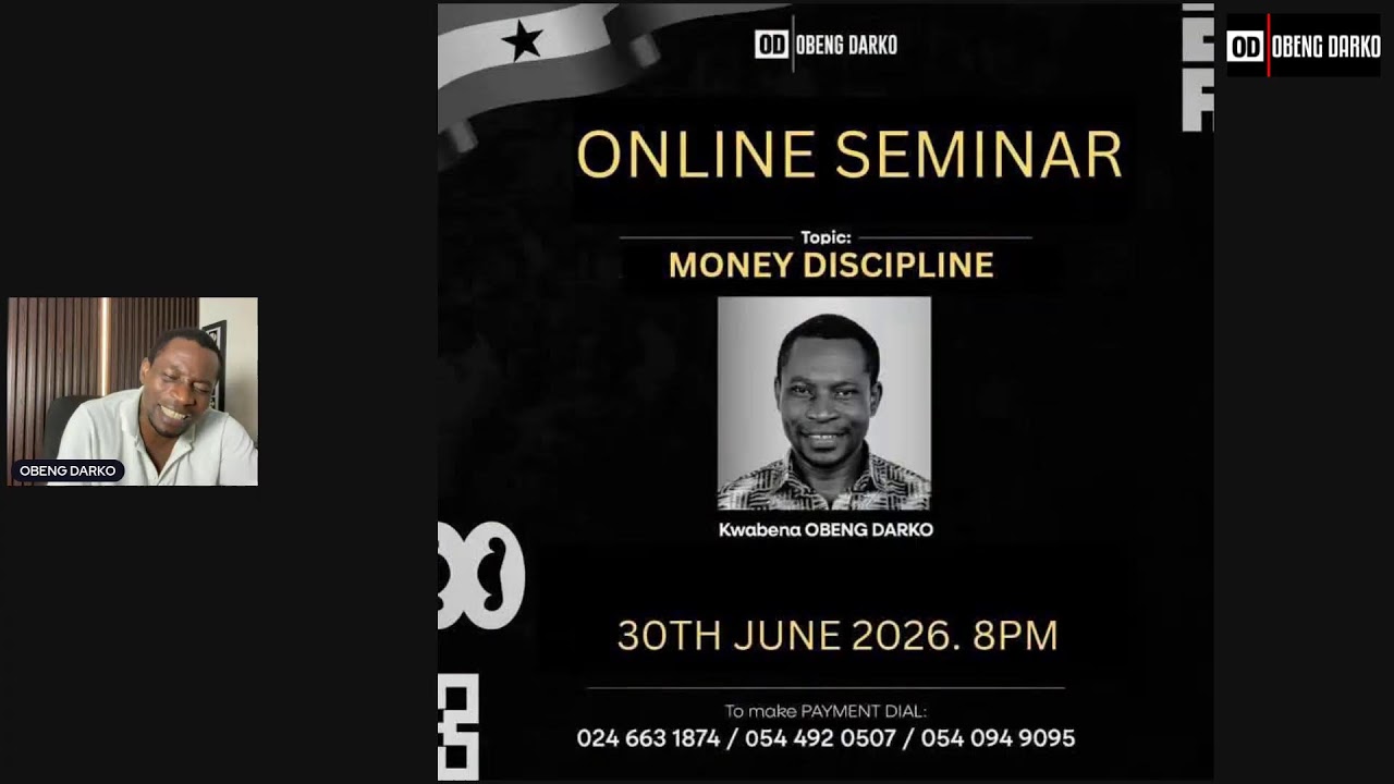 MONEY DISCIPLINE: LACK OF FINANCIAL EDUCATION