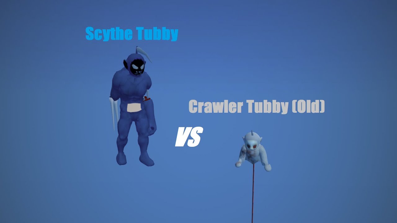 Slendytubbies 3 - Boss vs Boss Fight l Scythe Tubby vs Crawler Tubby (Old)