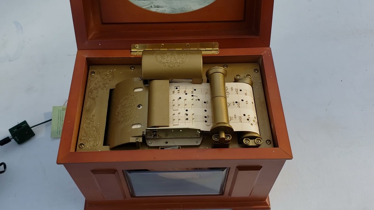 Mr Christmas Music in Motion Card Punched Music Box.  worked and for sale on eBay