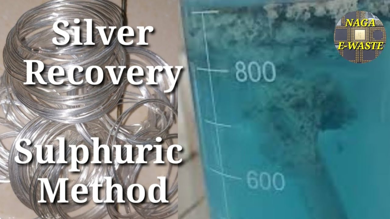 Silver Recovery with Sulphuric acid and Nitric acid @NAGA E-WASTE.