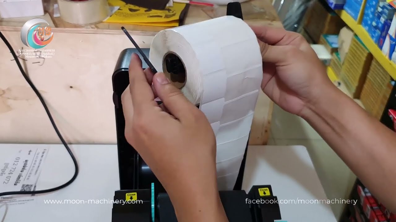How to load Label & Ribbon in Xprinter XP-H500B