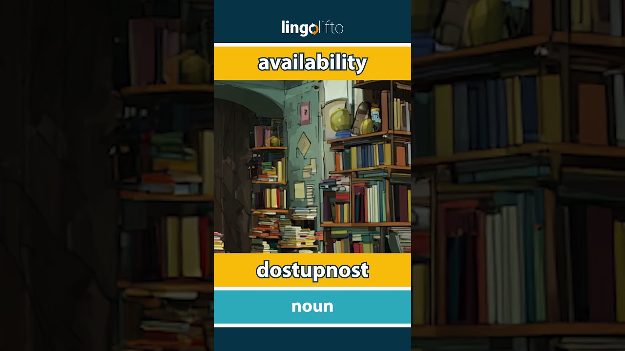 🇬🇧🇨🇿 availability - dostupnost : learn English : učme se anglicky : vocabulary builder
