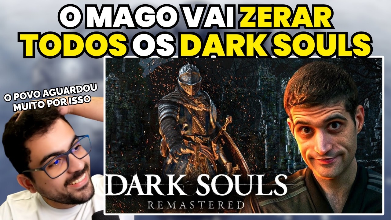 O Mago Jogando DARK SOULS 1 é Muito Bom