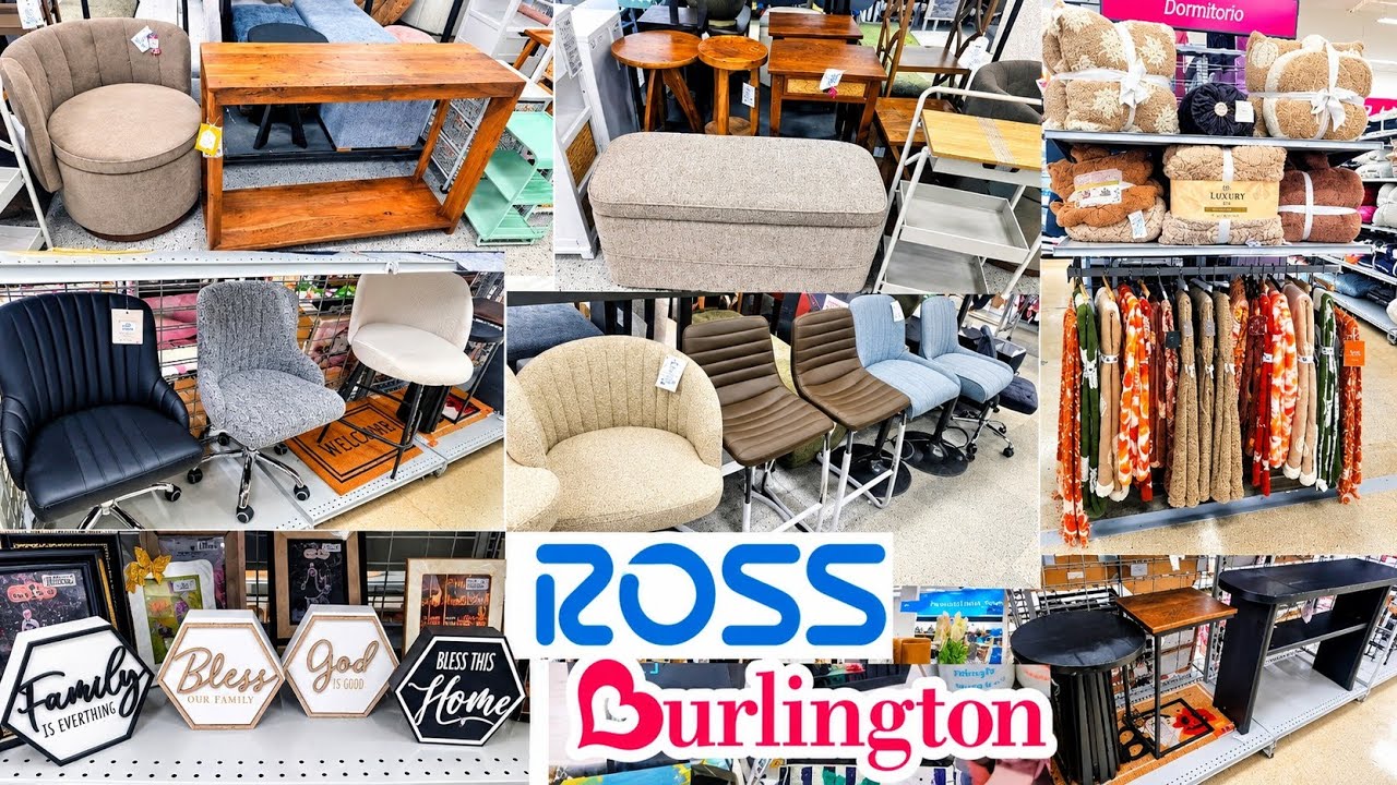 Burlington & Ross Shop With Me | ALL NEW Fall Home Decor + MORE! 🍁✨ #ross #burlington #shopping #fyp