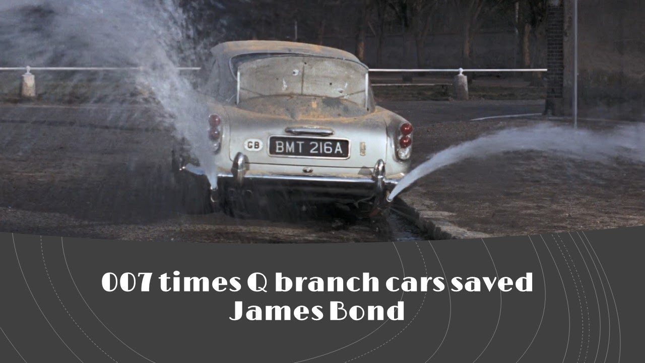 007 times Q branch cars saved James Bond.