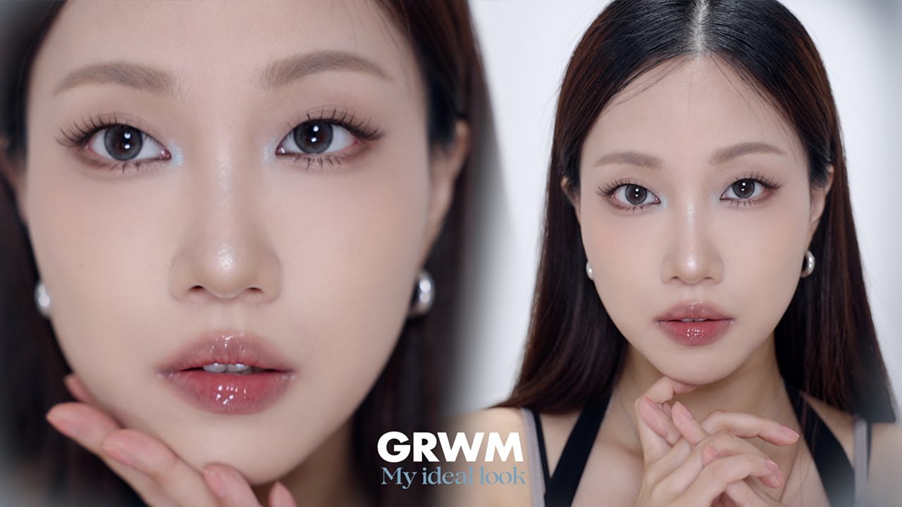🍩추구미 민트초코 메이크업 GRWM (투슬래시포 팔레트, 초코립, 지속력짱베이스조합, 페리페라 블러셔) | 민스코 Minsco