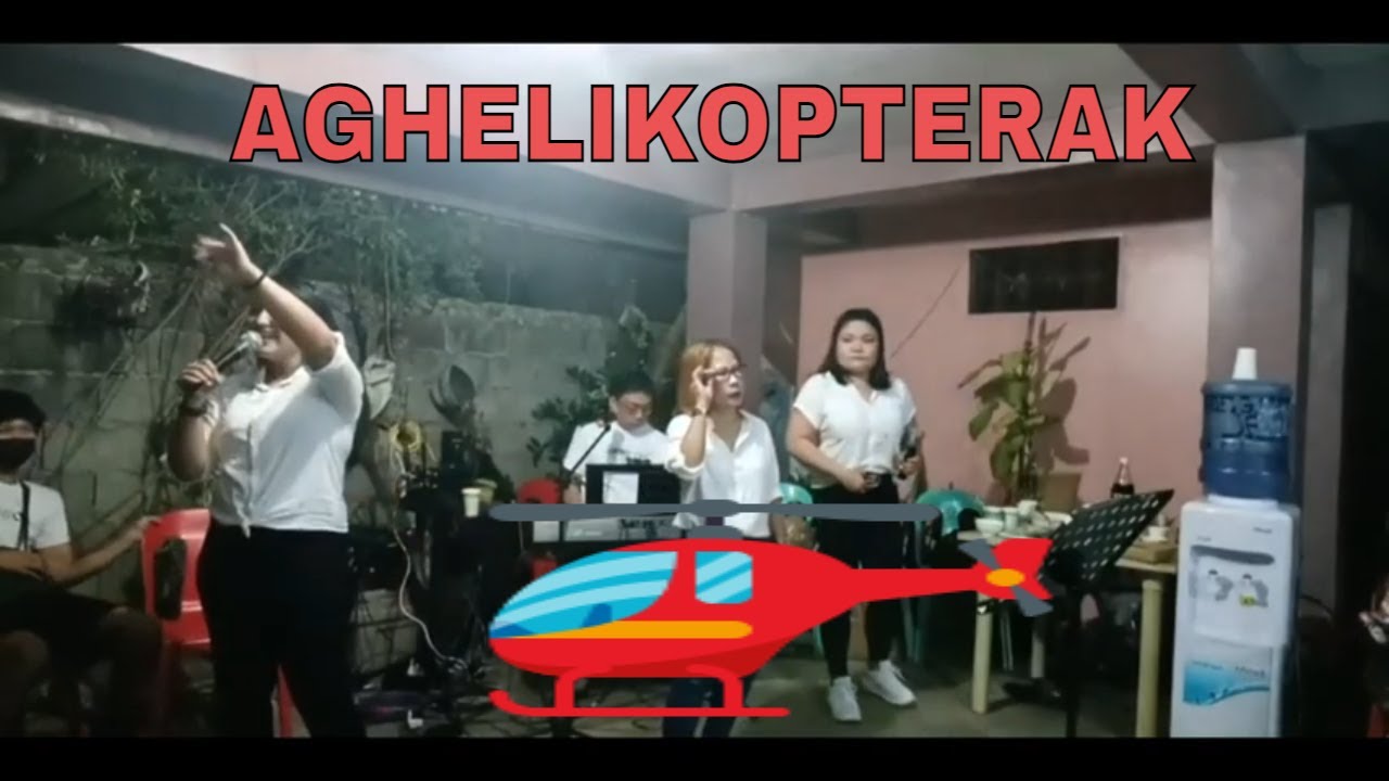 Aghelikopterak live@ callaguip paoay...d'idols outdoor gig...makapaellek met daytoy a baket...