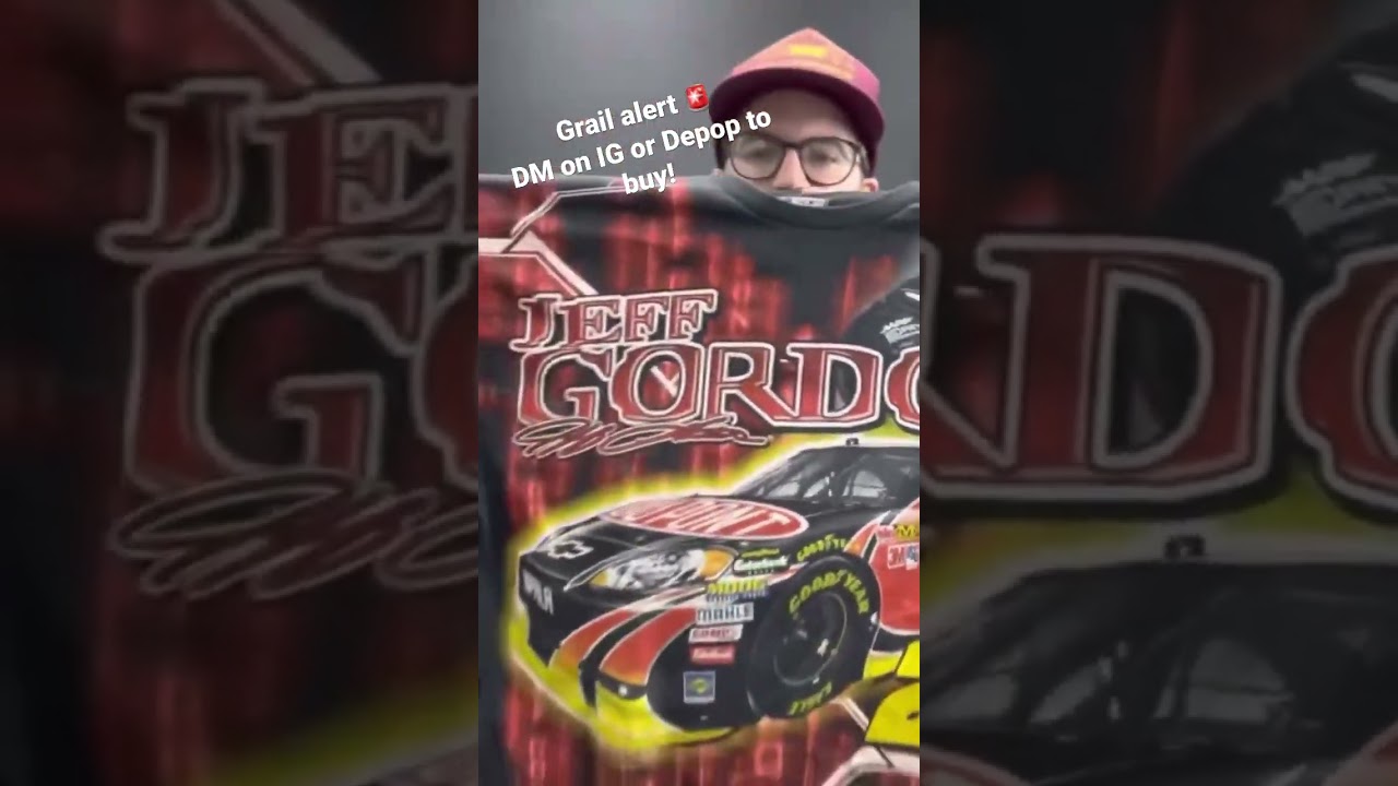 Grail Vintage Jeff Gordon AOP NASCAR Tee.