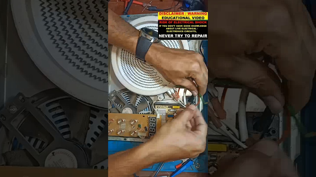 ☝🏻 Full Tutorial Pigeon induction cooktop repair 