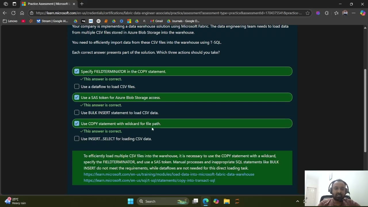 Part 2 - DP-700 Exam Practice | 25 Questions Explained with Strategy (Azure Fabric Data Engineer)