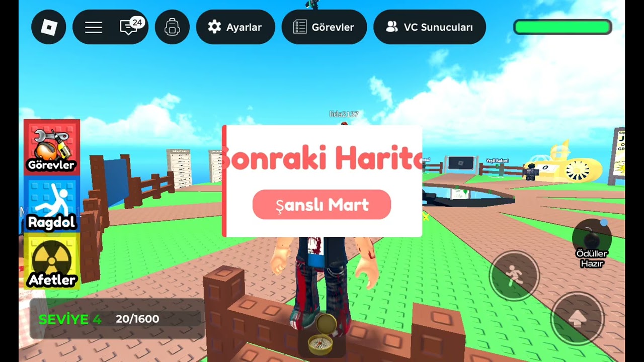 Roblox kanlı afet 10+üstü önerilir