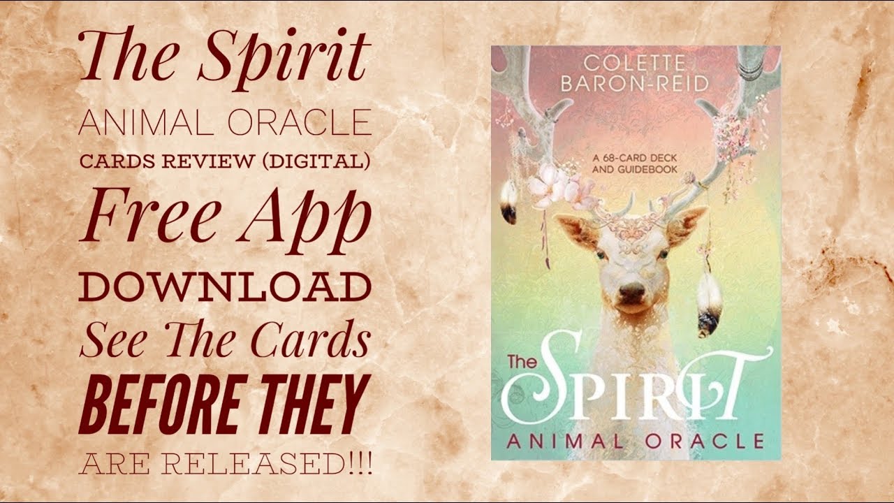 The Spirit Animal Oracle Cards Review (Digital) See The Cards Before They Are Released!!!