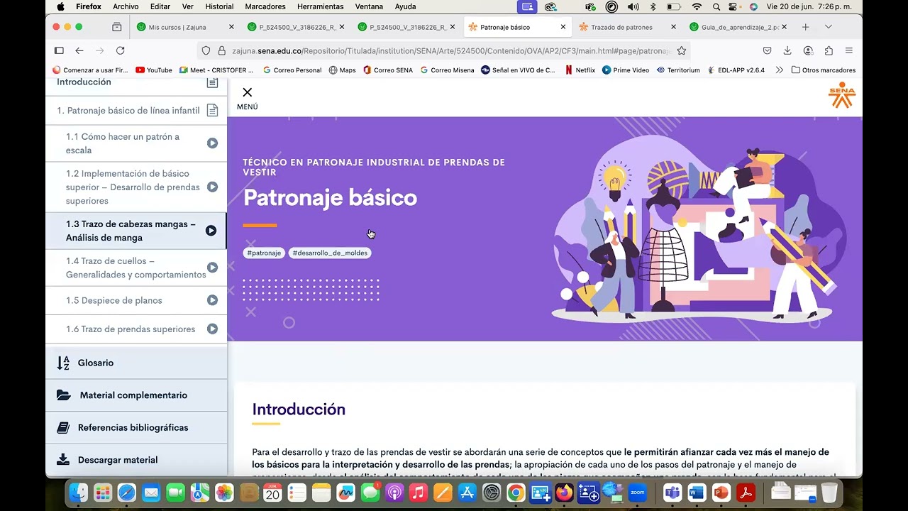 2025-06-20 Sesión 8 Act Fase Planeación Evidencia #1 Alistar patronaje de cabezas y cuellos de manga
