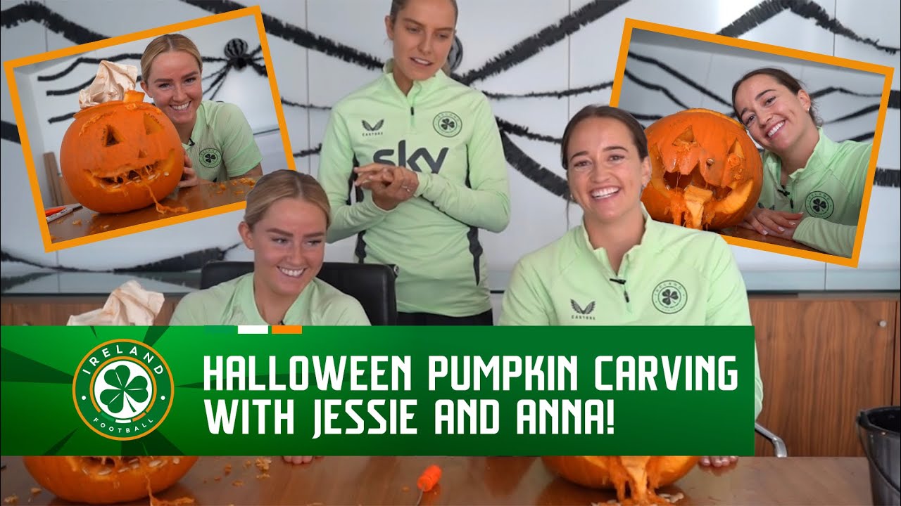 Pumpkin Carving with Jessie Stapleton and Anna Patten! 🎃