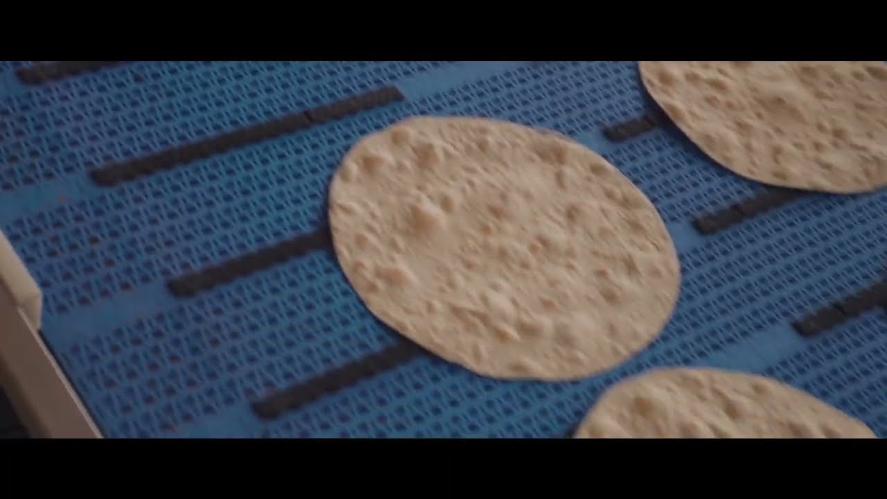 Tortilla ekmek nasıl üretilir ? Untad Premium Tortilla üretim hattı.