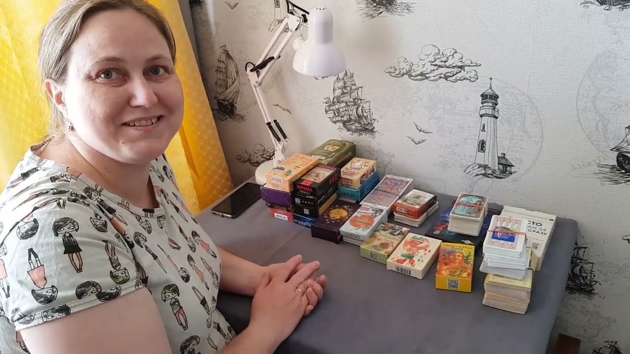 В гостях у сестры. Обзор карт Таро 💖 Любимые и рабочие колоды Часть 1
