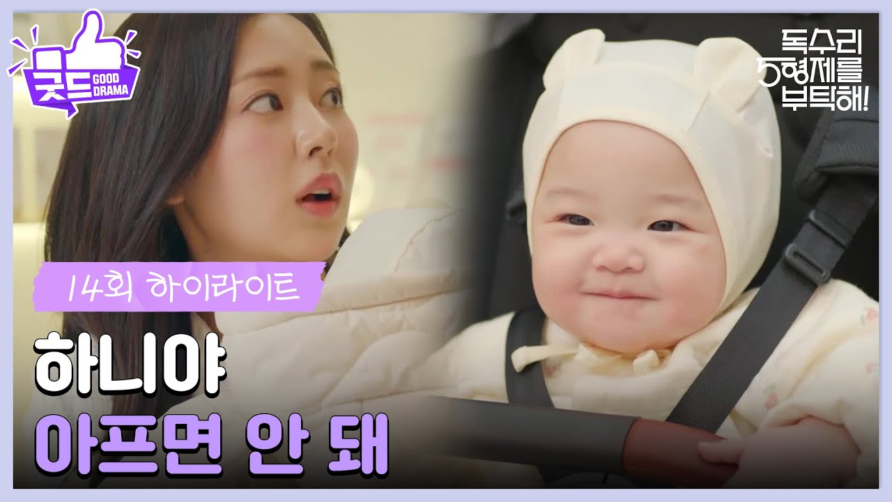 ［14화 하이라이트］＂하니야 아프면 안 돼＂윤박과 소아과에 가느라 늦은 신슬기 [독수리 5형제를 부탁해!] | KBS 250316 방송