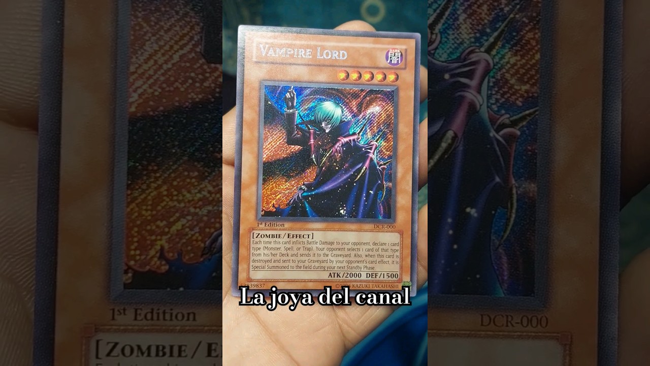 Vampire Lord #viral #yugioh #tcg #primeraedicion #youtubeshorts #vampire #vampirelord