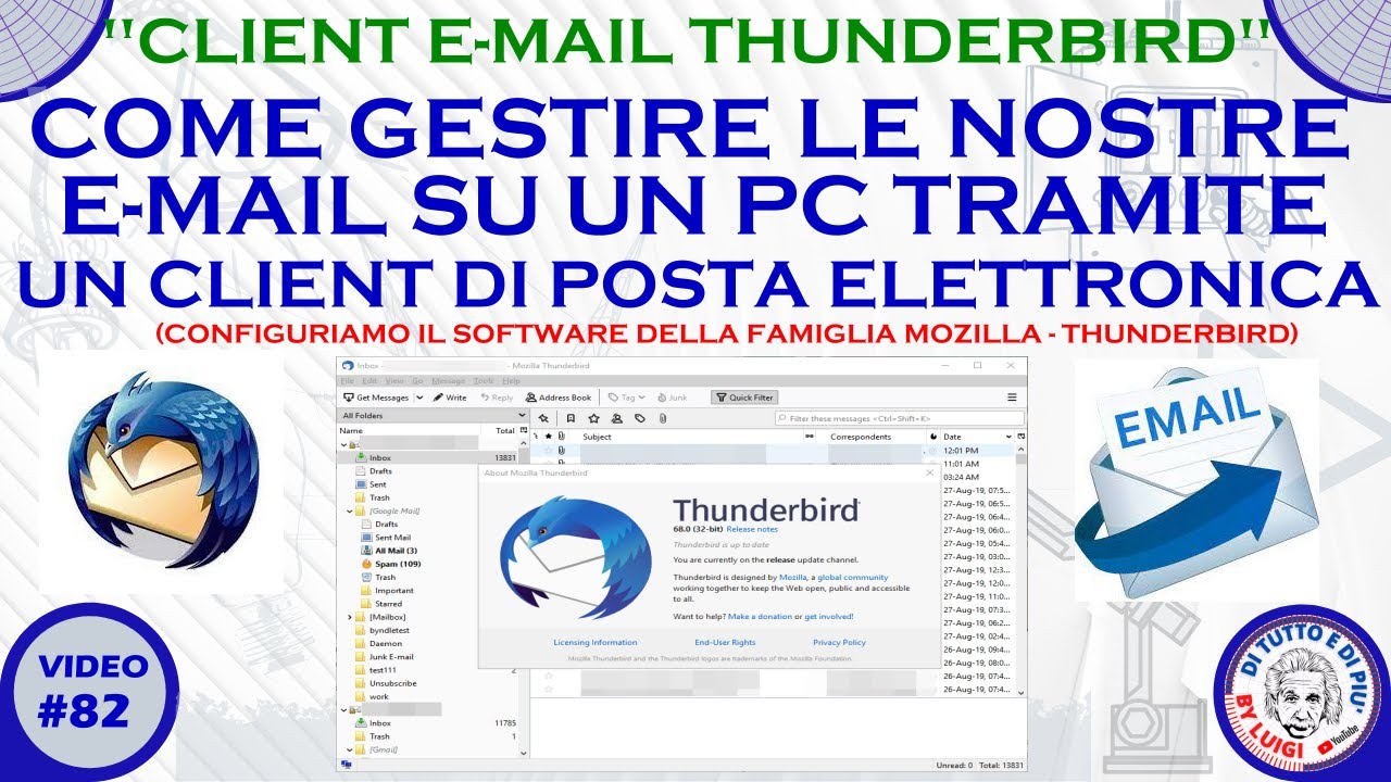 #82 - Come gestire le nostre E-mail su un PC tramite un Client di posta elettronica - (Thunderbird)