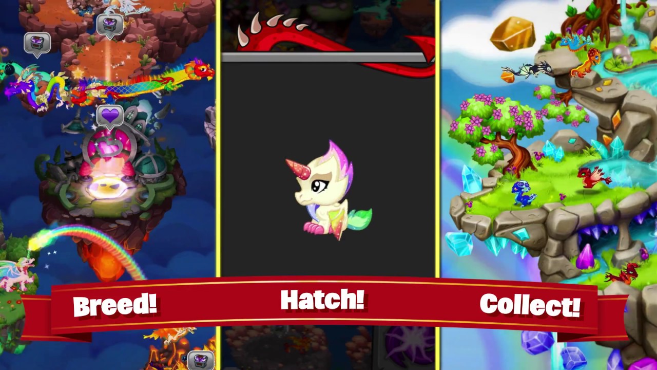 DragonVale Gameplay Preview with Chromacorn Egg Flyover