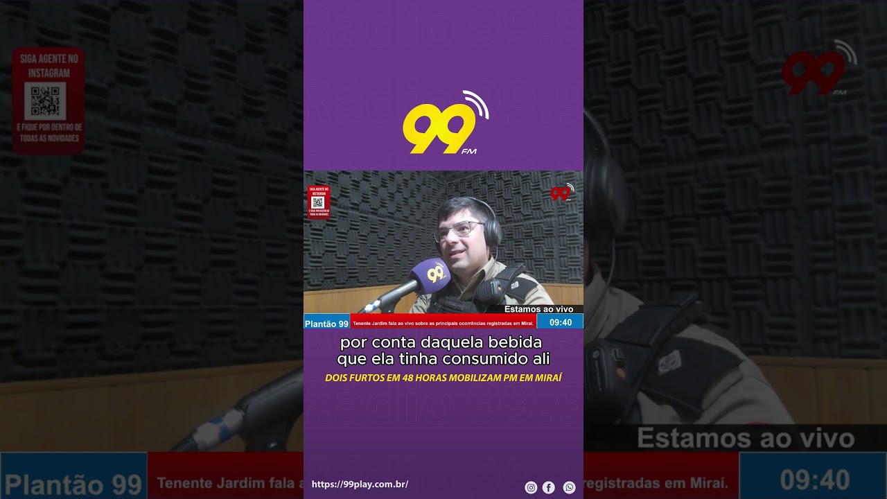 🚨 Dois furtos em 48 horas mobilizam PM em Mira&iacute;