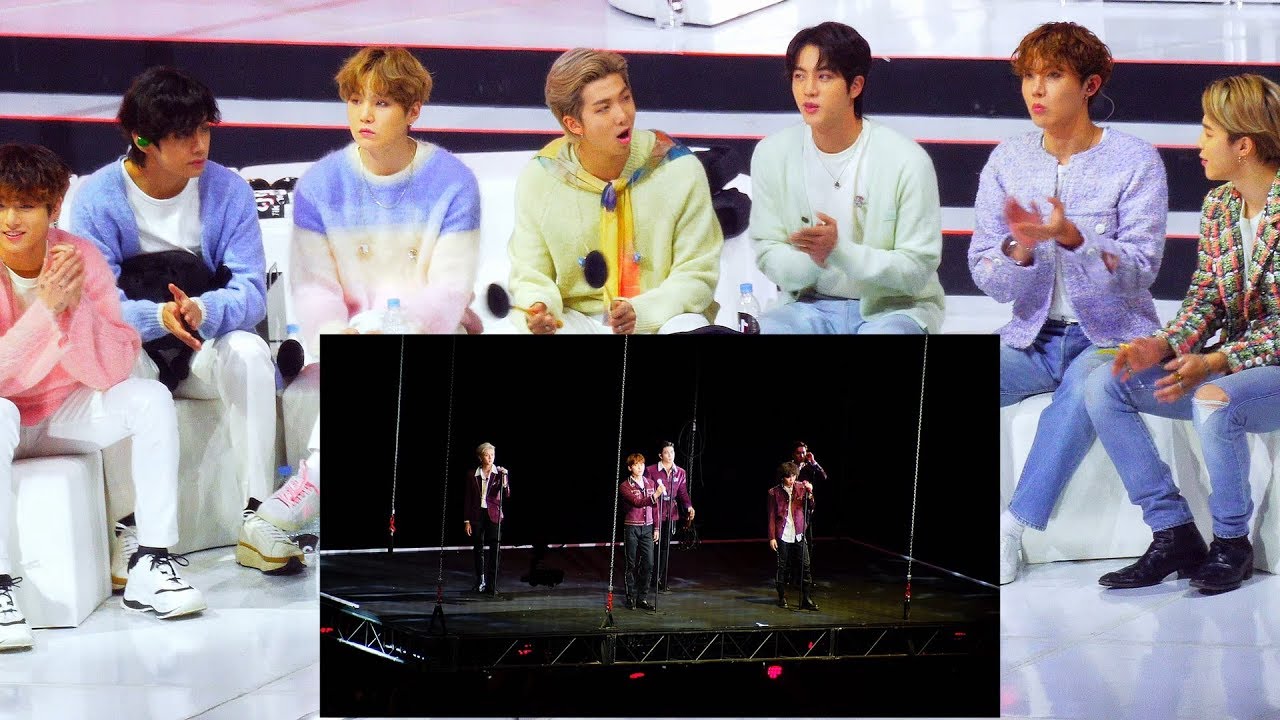 [뉴이스트(NU'EST) 무대] 방탄소년단(BTS)  Reaction 직캠 @고척돔 200105