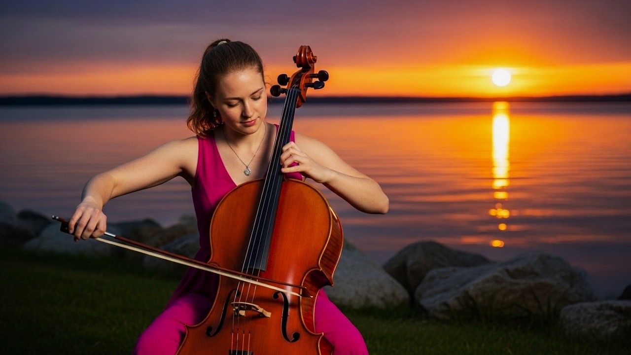 🎻🎹 Виолончель и фортепиано снежной ночью – ностальгическая музыка для сна и снятия стресса