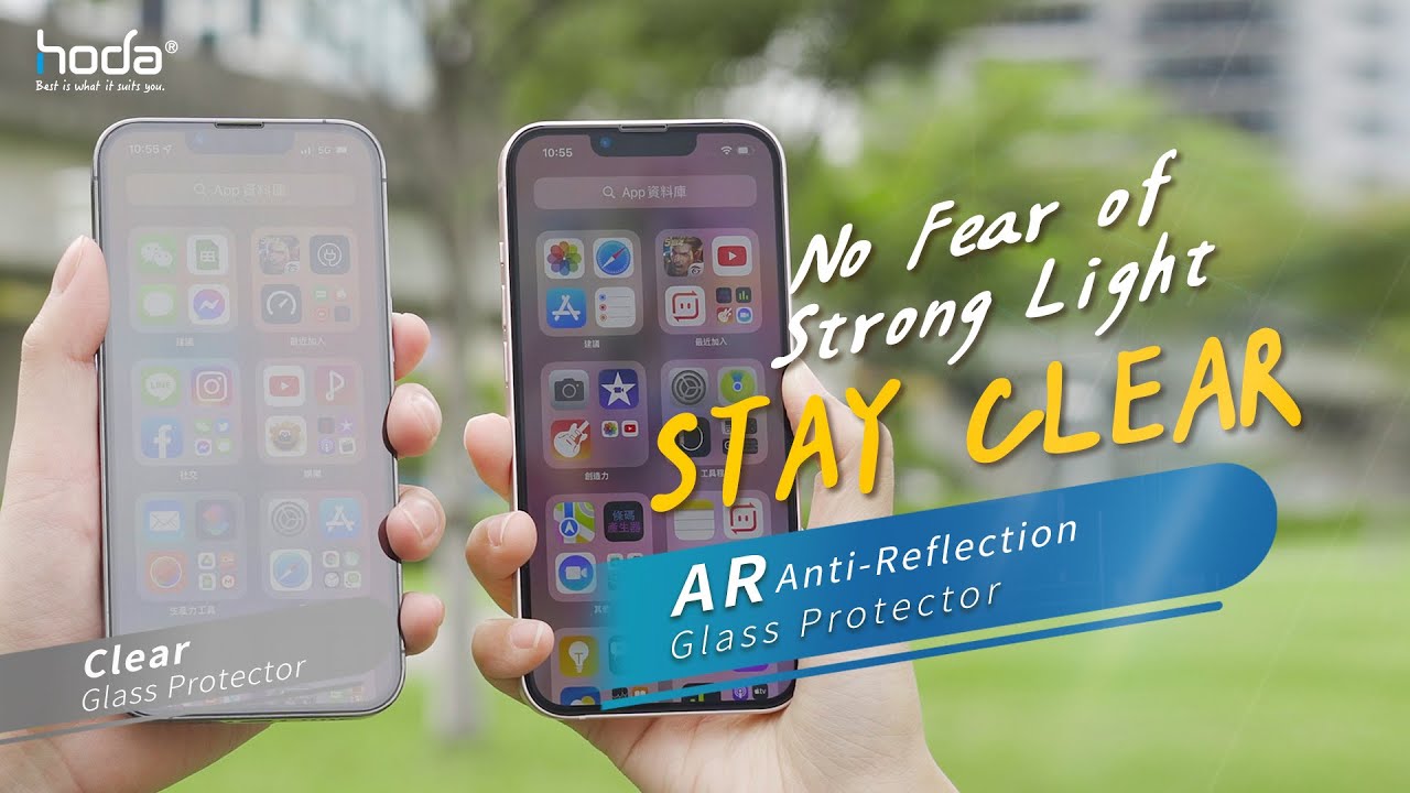 【hoda】Anti-Reflection Glass Protector