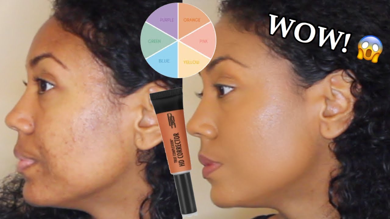 How To Color Correct Dark Spots on Dark Skin | Color Correcting Dark Spot For Beginners