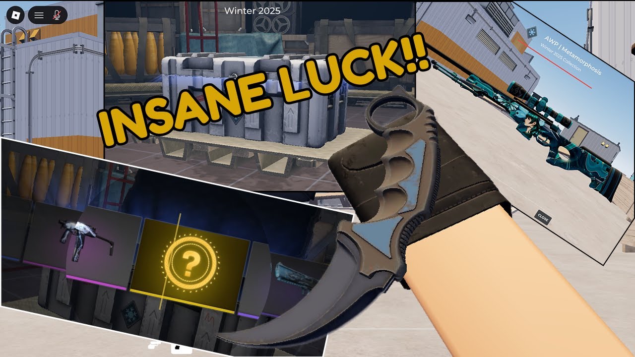 Insane Winter Case Opening!! | Roblox Bloxstrike