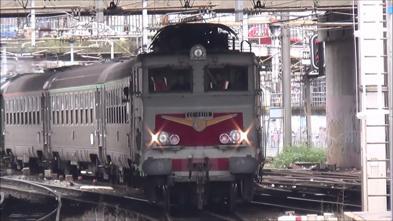 Gare de Paris Nord #1: La BB 69432 et la CC 40110 du MFPN et le 