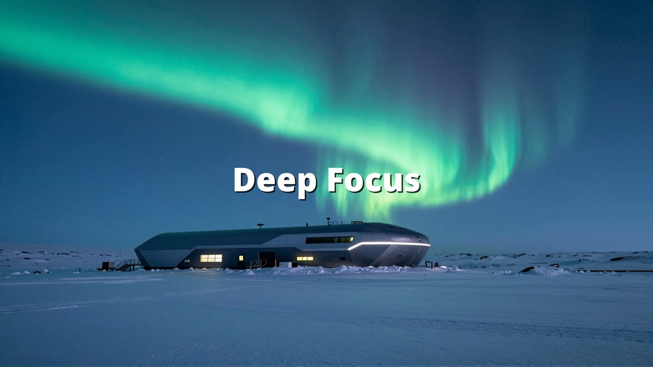 Arctic Research Station | ❄️ Arctic Research Ambient Music for Deep Focus & Coding | 62 Min