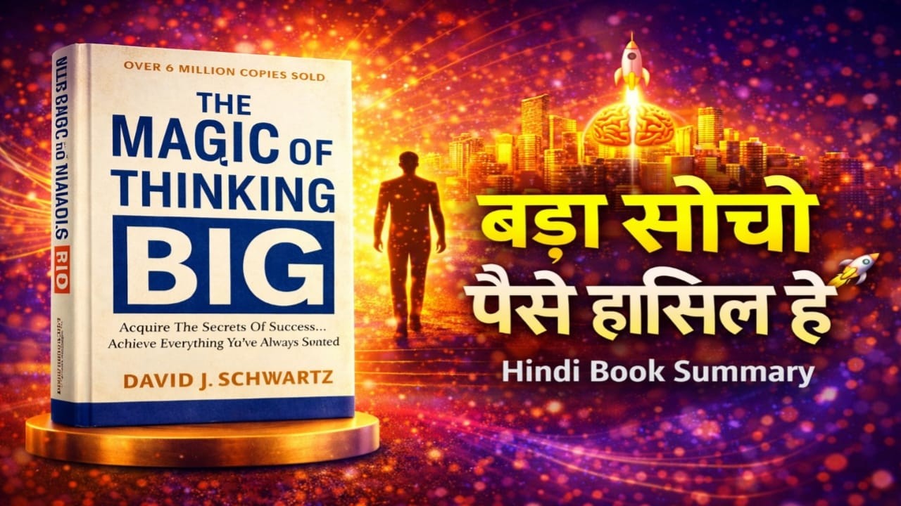99% लोग ये सोच नहीं अपनाते | The Magic of Thinking Big Hindi Book Summary