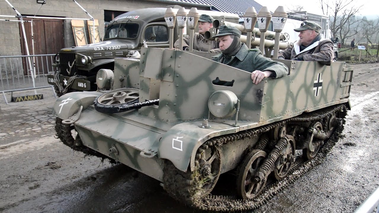 Beute Panzersp&auml;hwagen Universal Carrier in Bastogne