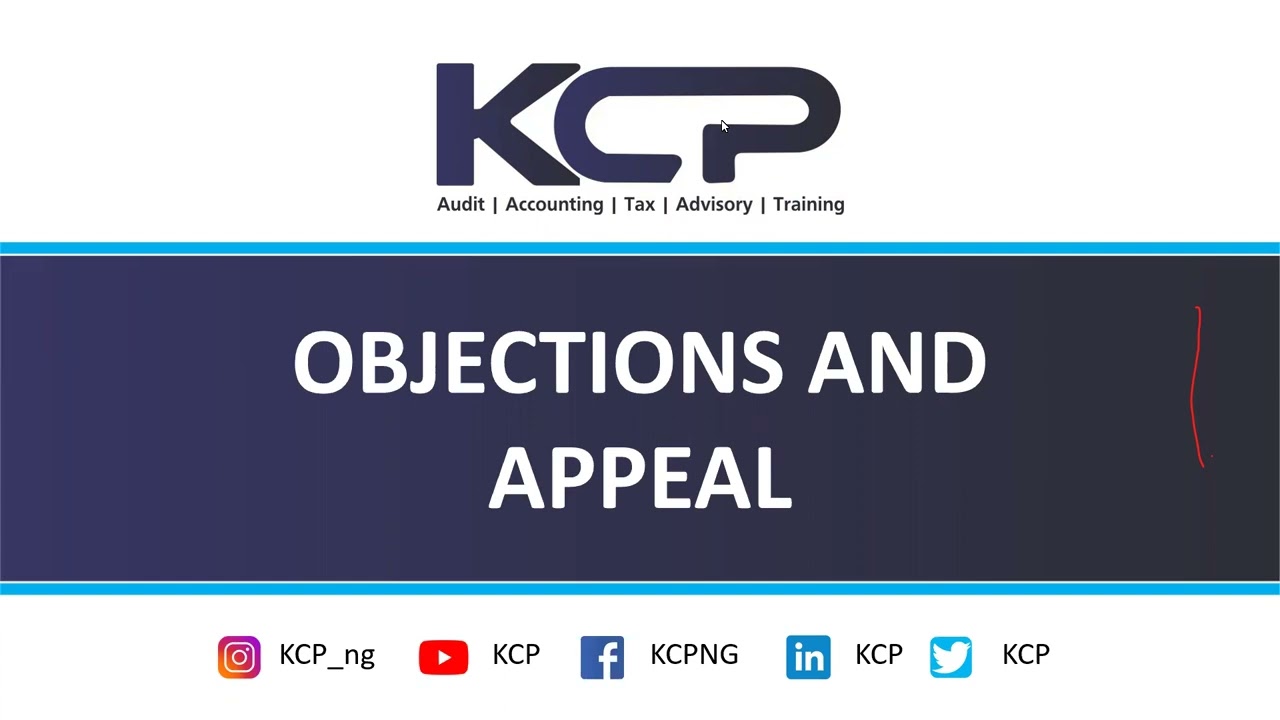 OBJECTIONS AND APPEAL 1