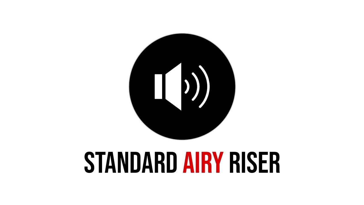Standard Airy Riser Sound Effect | Free | No Copyright