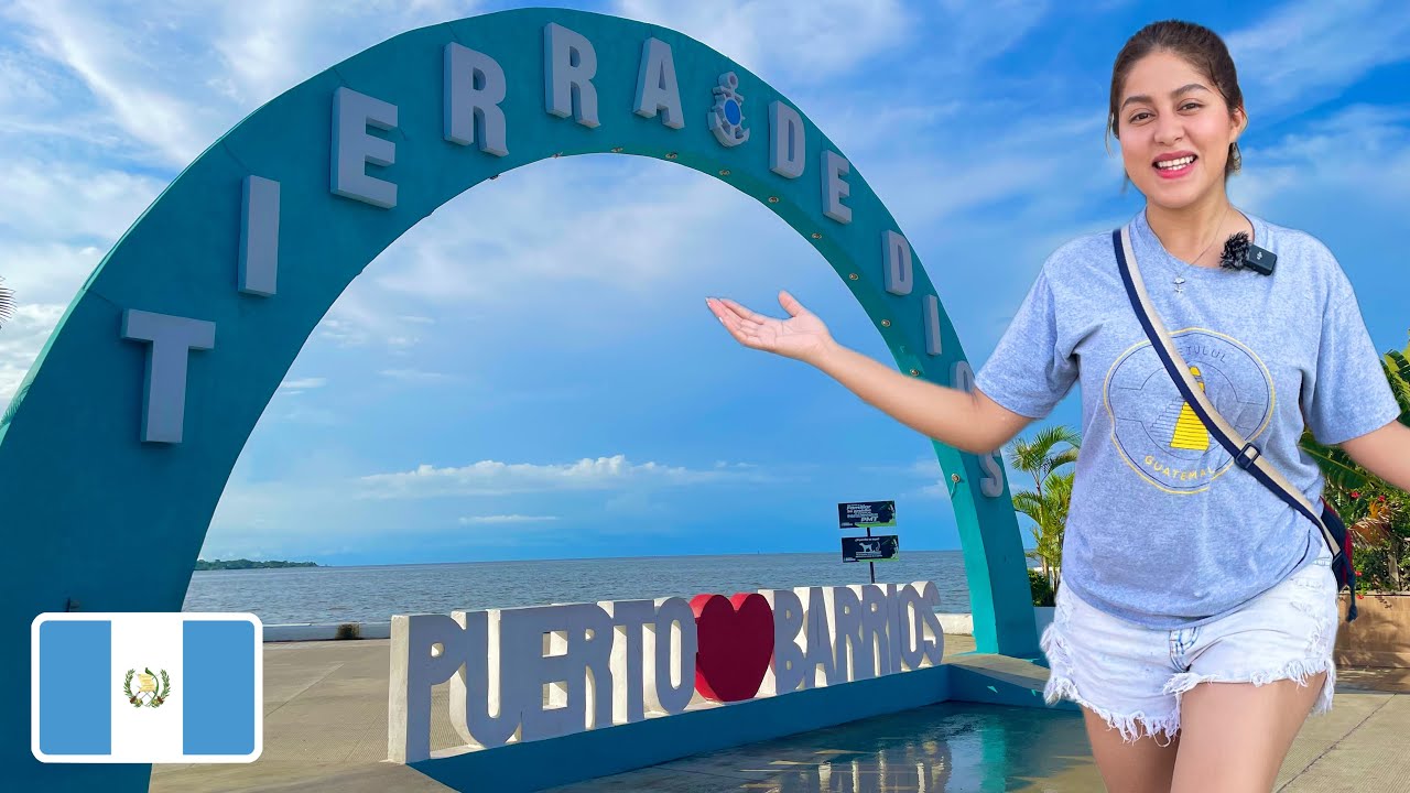 Mi PRIMERA VEZ en PUERTO BARRIOS en GUATEMALA 🇬🇹 COSTA del CARIBE | Celinaz 🇸🇻