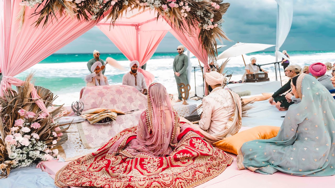 Peter & Jessica | DESTINATION WEDDING 2022 | Indian Sikh Wedding Highlights | CANCUN |