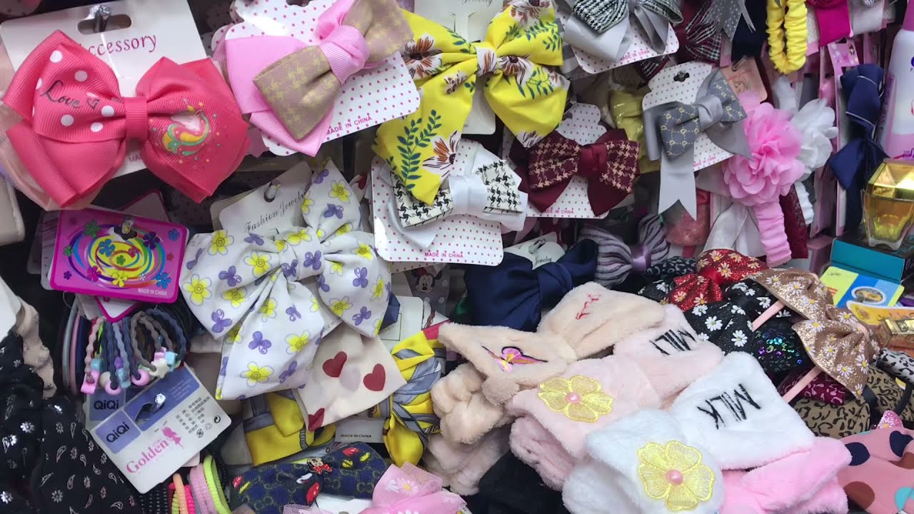 جميع انواع اكسسوارات الشعر من ربطات الشعر او بندانات ومساك