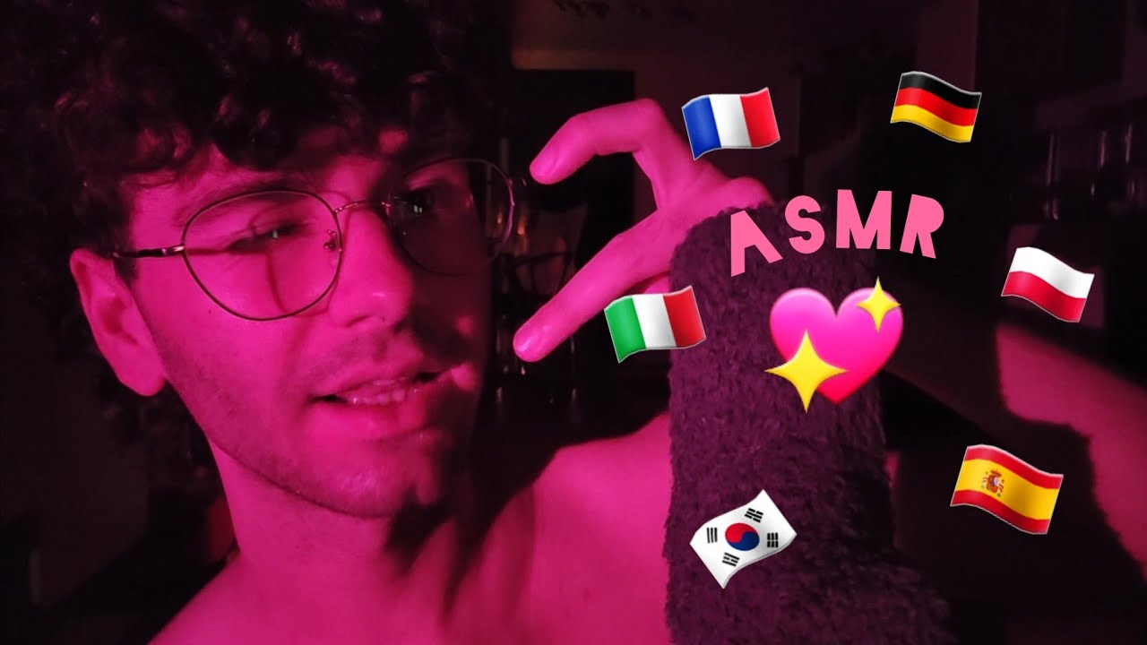 ASMR saying 'i love you' in different languages 💕