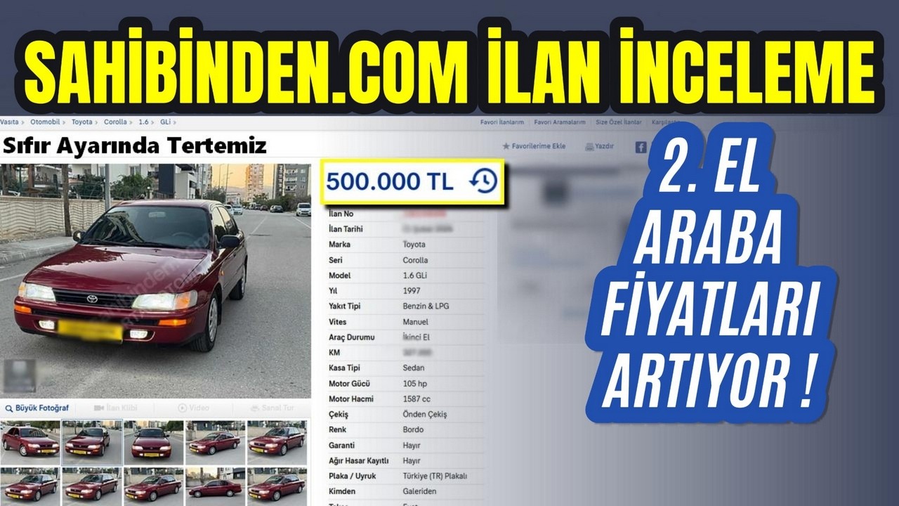🔴 CANLI: NEDEN ARABA BULAMIYORUZ | Sahibinden İlan No İnceleme - 21 Şubat 2026